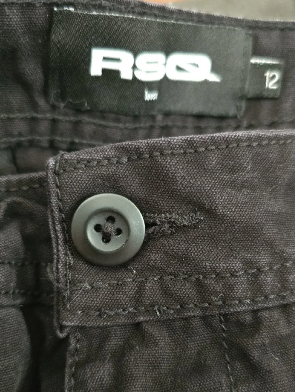 RSQ Black Cargo Kids Pants